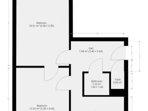 Pronájem bytu 2+1, Praha - Záběhlice, Jasmínová, 53 m2