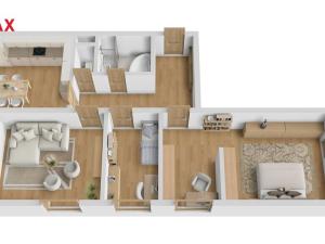 Pronájem bytu 3+1, Hradec Králové - Nový Hradec Králové, Hradecká, 86 m2