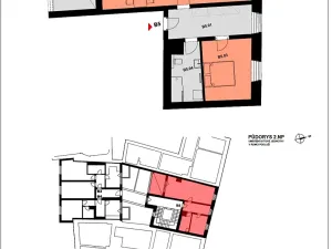 Pronájem bytu 2+kk, Písek, Drlíčov, 67 m2