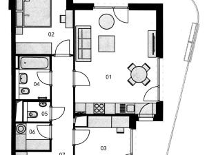 Pronájem bytu 3+kk, Praha - Stodůlky, Bělohlávkova, 74 m2