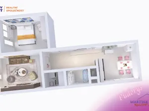 Prodej bytu 2+1, Brno, Kunštátská, 58 m2