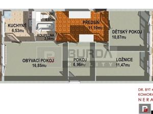 Prodej bytu 4+1, Neratovice, nám. Republiky, 85 m2