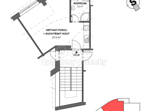 Pronájem bytu 1+kk, Česká Třebová, Riegrova, 33 m2