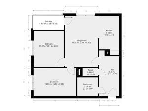 Pronájem bytu 3+kk, Praha, Marty Krásové, 66 m2