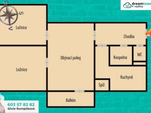 Prodej bytu 3+1, Rožnov pod Radhoštěm, 1. máje, 61 m2