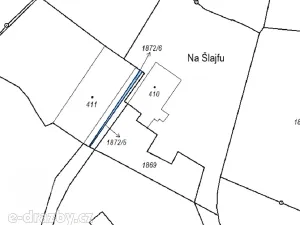 Dražba pozemku, Pec, 1697 m2