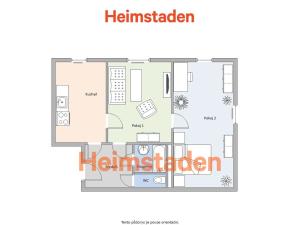 Pronájem bytu 2+kk, Ostrava - Poruba, Čs. exilu, 58 m2