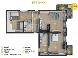 Prodej bytu 3+kk, Frýdek-Místek, Na Poříčí, 114 m2