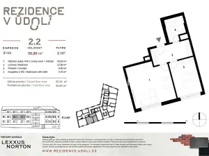 Prodej bytu 2+kk, Praha - Běchovice, Českobrodská, 56 m2
