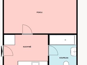 Pronájem bytu 1+1, Brno, Veveří, 20 m2
