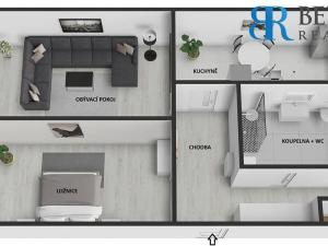 Prodej bytu 2+1, Přerov, Klivarova, 59 m2