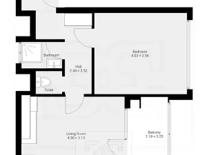 Pronájem bytu 2+kk, Tábor, Havanská, 41 m2