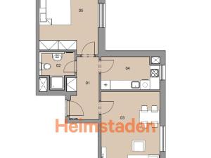 Pronájem bytu 2+1, Plzeň - Jižní Předměstí, Magisterská, 56 m2