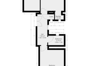 Pronájem bytu 3+kk, Praha - Vršovice, Slovinská, 67 m2