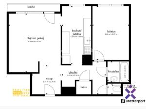 Pronájem bytu 2+1, Zlín, Slunečná, 62 m2