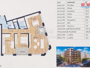 Pronájem bytu 3+kk, Praha - Smíchov, Nádražní, 101 m2