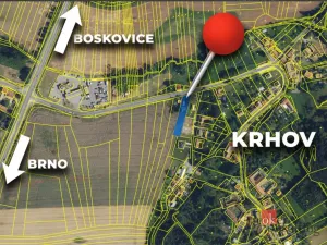 Prodej pozemku pro bydlení, Krhov, 1488 m2