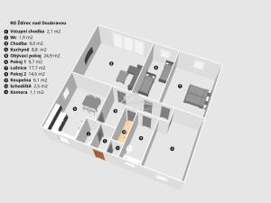 Prodej rodinného domu, Ždírec nad Doubravou, U Potoka, 130 m2