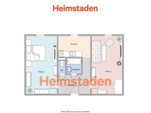 Pronájem bytu 2+1, Karviná - Ráj, Školská, 53 m2