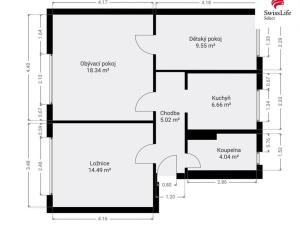 Prodej bytu 3+1, Litoměřice, Stránského, 70 m2