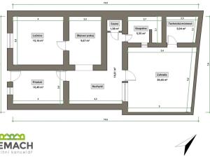 Pronájem rodinného domu, Staré Město, 85 m2