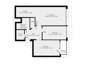 Pronájem bytu 3+kk, Praha - Petrovice, Rezlerova, 65 m2