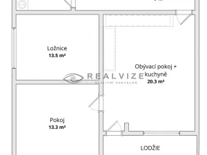 Pronájem bytu 3+kk, České Budějovice, České Vrbné, 69 m2