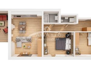 Prodej bytu 3+kk, Rokycany - Borek, Pražská, 73 m2