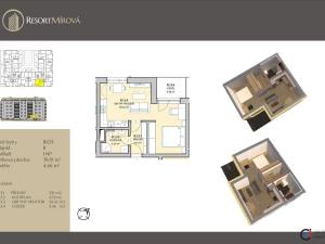 Prodej bytu 1+kk, Rychnov nad Kněžnou, Mírová, 39 m2