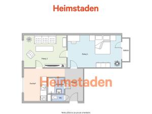 Pronájem bytu 2+1, Karviná - Nové Město, Janského, 50 m2