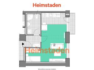 Pronájem bytu 1+kk, Karviná - Nové Město, Dvořákova, 39 m2
