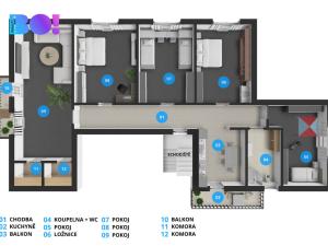 Pronájem kanceláře, Bohumín, Masarykova, 140 m2