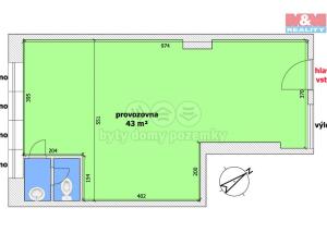Pronájem obchodního prostoru, Ostrava - Poruba, Mongolská, 47 m2