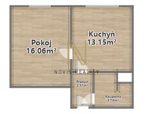 Pronájem bytu 1+1, Plzeň, Tichá, 35 m2