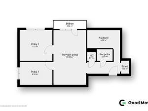 Prodej bytu 3+1, Zlín - Malenovice, Husova, 60 m2