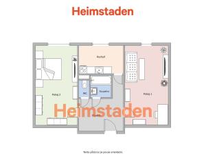 Pronájem bytu 2+1, Karviná - Ráj, Kosmonautů, 49 m2