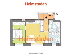 Pronájem bytu 2+kk, Havířov - Šumbark, Klimšova, 46 m2