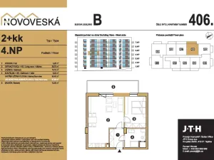 Prodej bytu 2+kk, Teplice, Novoveská, 57 m2