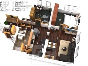 Pronájem bytu 3+kk, Praha - Letňany, Hořická, 74 m2