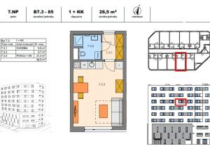 Pronájem bytu 1+kk, Brno, třída Generála Píky, 28 m2