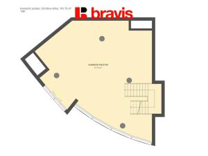 Pronájem obchodního prostoru, Brno - Brno-město, Orlí, 92 m2