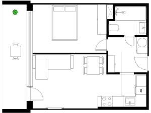 Prodej bytu 2+kk, Praha - Nusle, Kotorská, 44 m2