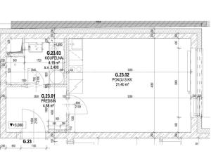 Pronájem bytu 1+kk, Praha - Holešovice, U průhonu, 32 m2