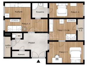 Prodej bytu 4+1, Praha, Sinkulova, 109 m2
