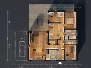 Prodej rodinného domu, Medlov, 127 m2