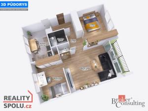 Prodej bytu 3+1, Česká Lípa, Bardějovská, 70 m2