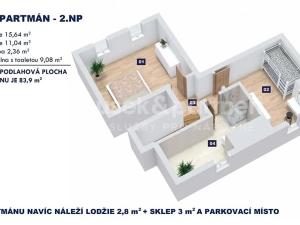 Prodej bytu 3+kk, Špindlerův Mlýn, 83 m2