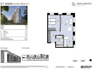 Prodej bytu 2+kk, Brno, 47 m2
