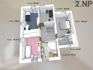 Prodej rodinného domu, Bašť, Měšická, 143 m2