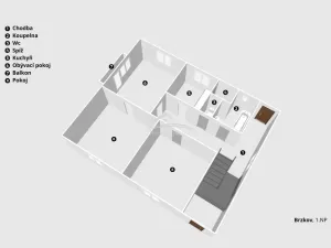 Prodej rodinného domu, Brzkov, 100 m2